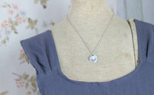 Load image into Gallery viewer, Love Hand Stamped Scripture Necklace: Silver