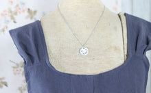Load image into Gallery viewer, It Is Well Hand Stamped Scripture Necklace: Silver
