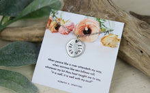 Load image into Gallery viewer, It Is Well Hand Stamped Scripture Necklace: Silver