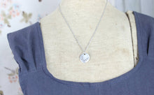 Load image into Gallery viewer, Trust Hand Stamped Scripture Necklace: Silver
