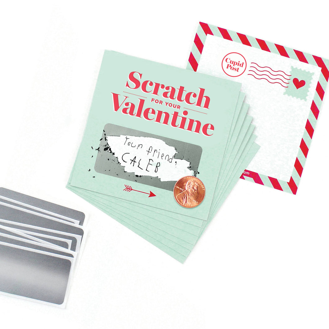 Scratch-off Valentines - Mint 18pk