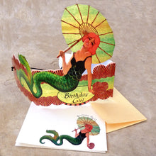 Load image into Gallery viewer, Tiara Card - Mermaid Birthday
